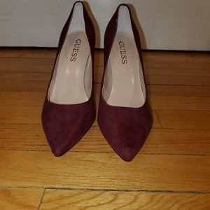 Guess Burgundy Suede pumps